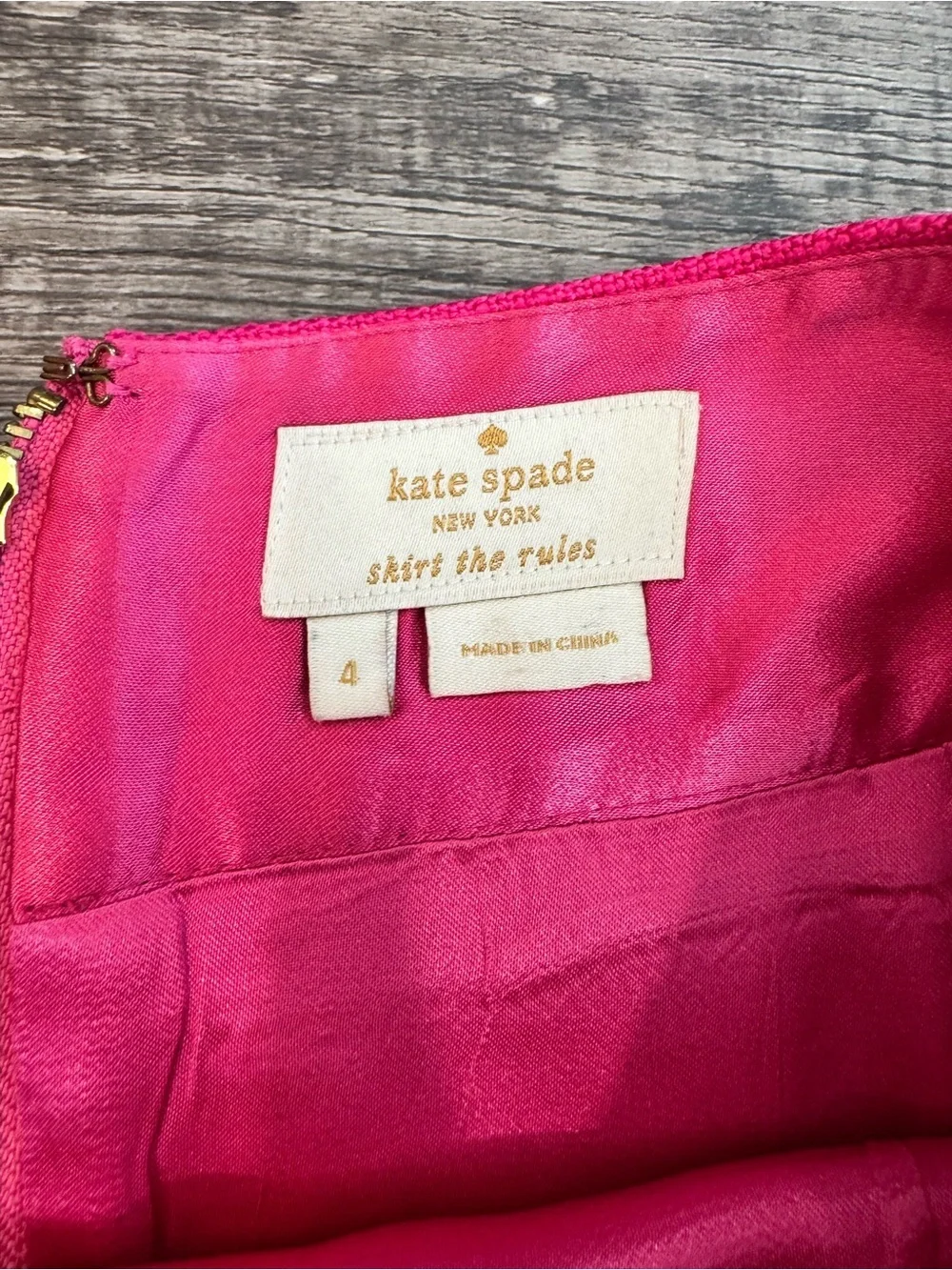 kate spade Hot Pink Skirt Size 4